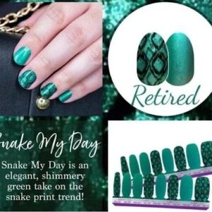 Color Street Nail Polish Strips: Snake My Day